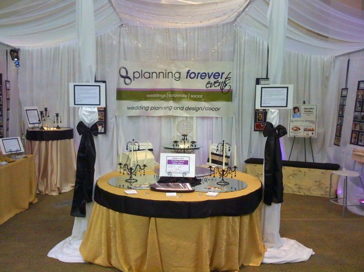bridal show booth display